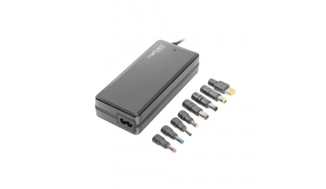 NATEC Torpedo UNI-90 power adapter/inverter Indoor 90 W Black