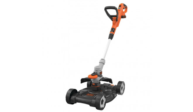 Black & Decker STC1820CM-QW akuga murutrimmer/muruniiduk Must, Oranž, Hõbedane