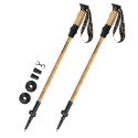 Nordic Walking Poles Spokey Bastone Eco brown-black 929465