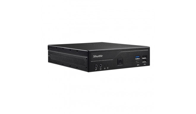 Shuttle Slim PC DH610 , S1700, 1x HDMI, 2x DP , 1x 2.5", 2x M.2, 2x LAN (Intel 1G + 2.5G), 2x COM, 2