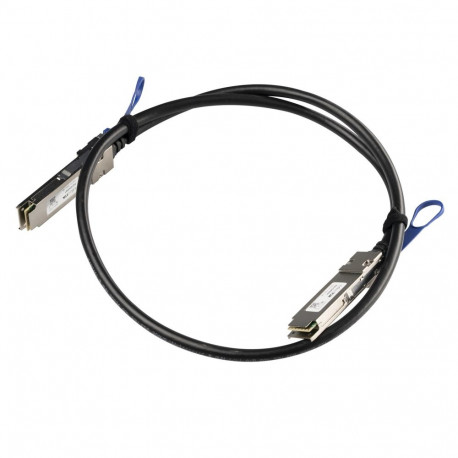Mikrotik XQ+DA0001 InfiniBand/fiiberoptiline kaabel 1 m QSFP+ kuni QSFP+ / QSFP28 kuni QSFP28 Must