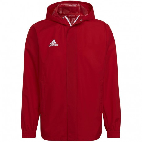adidas Men's Entrada 22 All-Weather Jacket Red IK4009