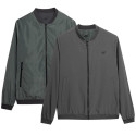 Men's 4F reversible jacket M013 olive/grey 4FSS23TJACM013 44S Men's 4F reversible jacket M013 olive/grey 4FSS23TJACM013 44S