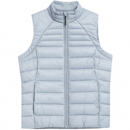 Women's down vest 4F F091 light blue 4FSS23TDJAF091 34S L