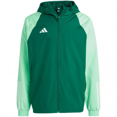 Adidas meeste jope Tiro 23 võistluslik ilmakindel IC4570, roheline