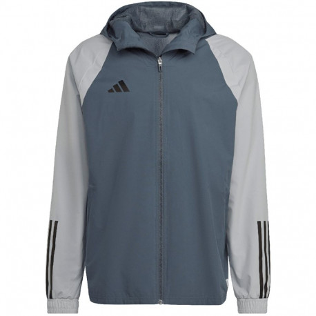Adidas meeste jope Tiro 23 HU1320 võistluslik kõikide ilmaolude jaoks, hall