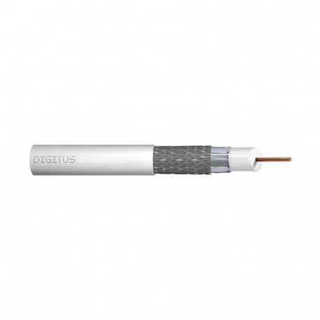 Digitus koaksiaalkaabel DK-RG6-5 RG-6 500m, valge