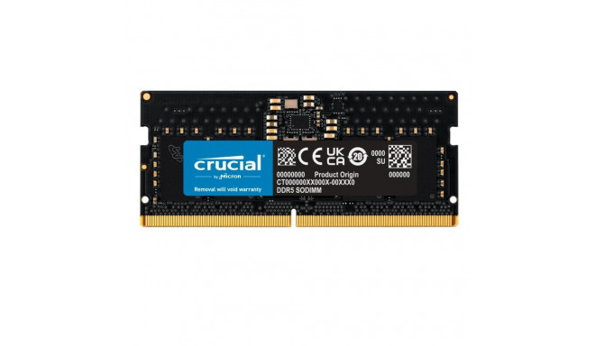 Crucial CT8G48C40S5 memory module 8 GB 1 x 8 GB DDR5 4800 MHz