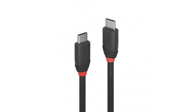Lindy 1,5m USB 3.2 Type C to C kaabel, 20Gbps, Black Line