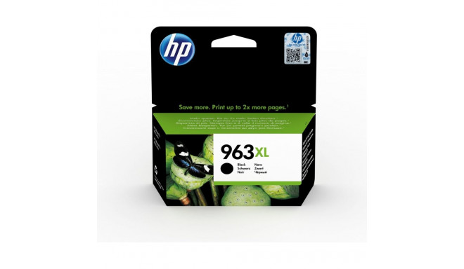 HP 963XL suure tootlikkusega must originaal tindikassett