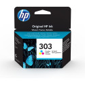 HP 303 - farve (cyan, magenta, gul) -