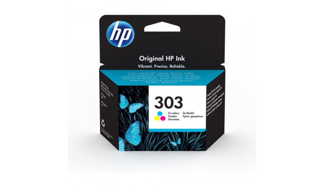 HP 303 - värv (tsüaan, magenta, kollane) -