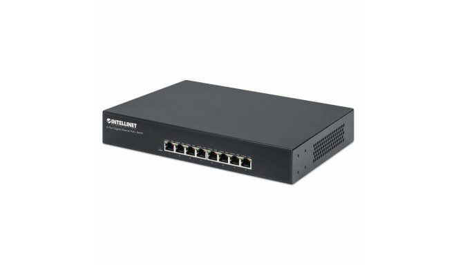 Intellinet 8-pordiline Gigabit Ethernet PoE+ lüliti, 8 x PoE porti, IEEE 802.3at/af Power-over-Ether