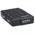 4x1 VGA/USB KVM Switch 4-Port with Audio/Mic