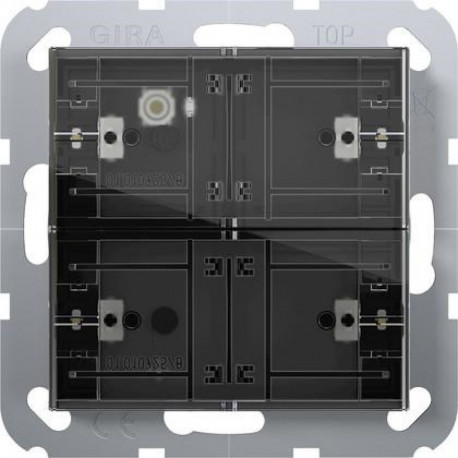 GIRA Pushbutton Sensor 4 Comfort 2x KNX System 55 504200