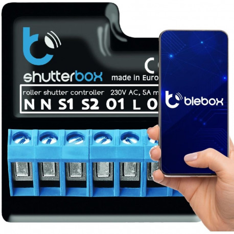 BLEBOX shutterbox - RULOODE KONTROLLER 230V