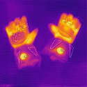 Heated Motorcycle Gloves, Size: L, XL