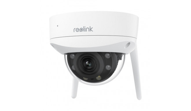 Reolink W437 - 4K Wi-Fi 6 turvakaamera, IK10 vandalikindel, 5x optiline suum, 2.4/5 GHz Wi-Fi, värvi