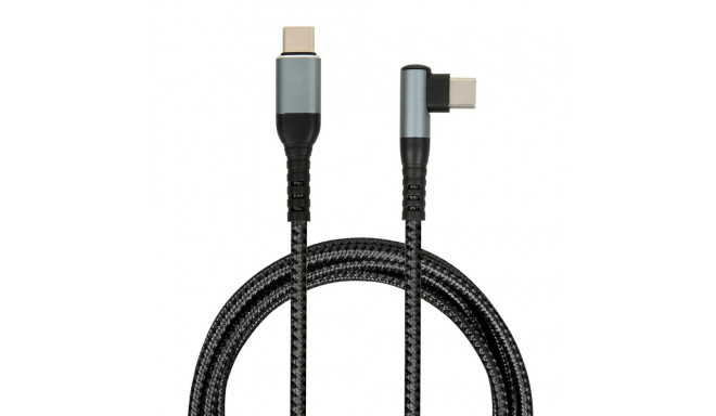 iBox USB-kaabel IKUTC100 USB 2.0 2m USB C 60W, must