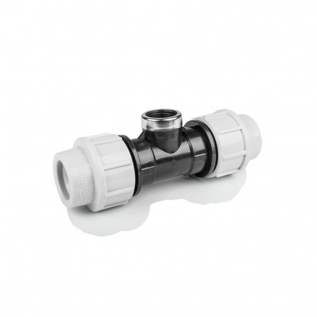 PN16 Tee 25mm / 3/4" female for PE pipes