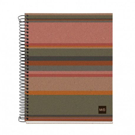 Kaustik A5 120l 5x5 ruut spiraal 2-ne augustus ECOLINES Miquelrius