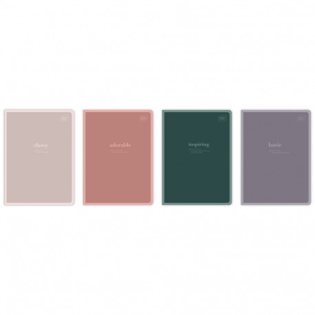 Kaustik A5 60 lehte, 70g, 5x5ruutu, Hybrid Words assortii, Interdruk