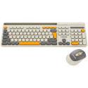 CANYON HSET-W5 EN Keyboard+Mouse AAA+AA Wireless Beige