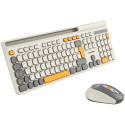 CANYON HSET-W5 EN Keyboard+Mouse AAA+AA Wireless Beige