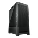 COUGAR | Case Airface Black | PC Case | Mid Tower / Mesh Front Panel / 1 x 120mm Fan / TG Left Panel