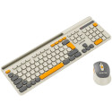 CANYON HSET-W5 EN Keyboard+Mouse AAA+AA Wireless Beige