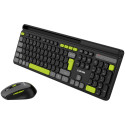 CANYON HSET-W5 EN Keyboard+Mouse AAA+AA Wireless Black