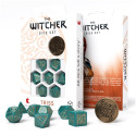 The Witcher Triss Dice Set Turquoise And Gold