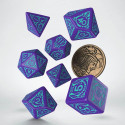 The Witcher Dandelion Dice Set Purple And Turquoise