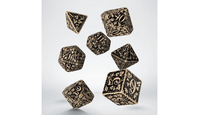 Forest 3d Taiga Dice Set Sand And Black Colors