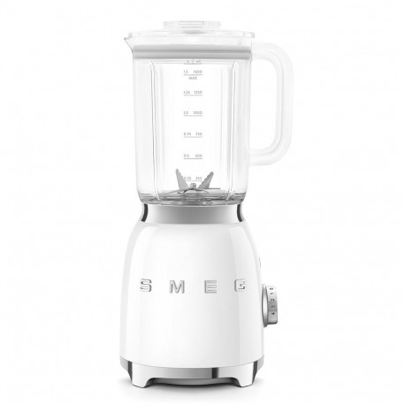 Blender - SMEG GLASS BLENDER BLF03WHEU 800W 4 Speed 1.5L Jug White