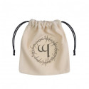 Elvish Dice Bag Sand And Black Colors