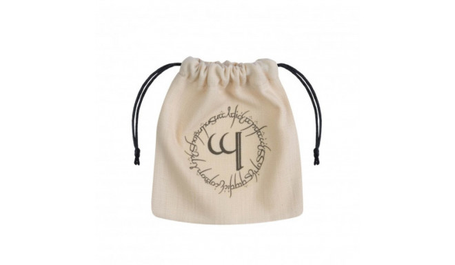 Elvish Dice Bag Sand And Black Colors