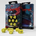 Cyberpunk Red RPG Danger Zone Dice Set Yellow And Black Sp