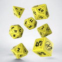 Cyberpunk Red RPG Danger Zone Dice Set Yellow And Black Sp