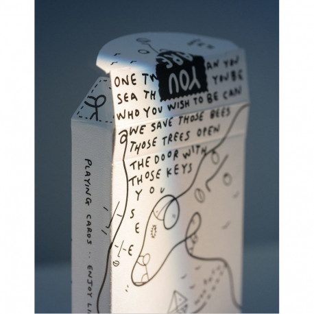 Shantell Martin Whitney White Theory11 Playing Cards