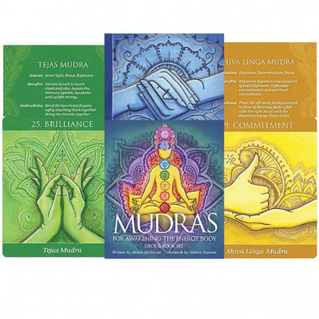 US Games Systems Mudras For Awakening The Energy Body Meditation Cards And Book