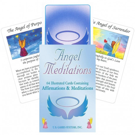 US Games Systems Angel Meditation Affirmations Cards