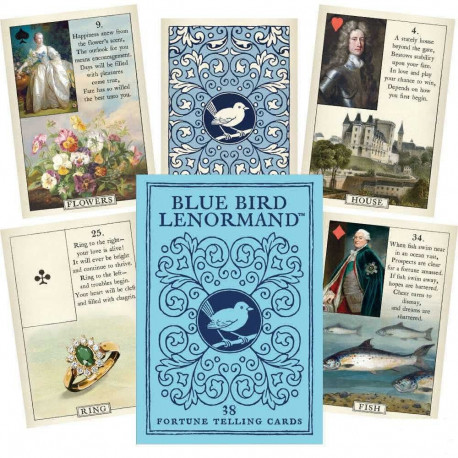 US Games Systems Blue Bird Lenormand Cards