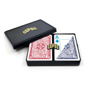 Copag Legacy Bridge Jumbo Index 4 Colors Playing Cards Double Deck (Red And Blue)