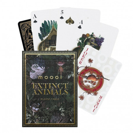 Theory11 Moooi Extinct Animals Playing Cards