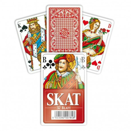 Playing Cards Modiano Skat (Red)