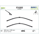 Valeo Silencio XTRM 530x2 574302 бескаркасные щётки стеклоочистителя