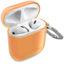 Airpods laadimiskarbiümbris Ideal of Sweden (1/2 gen) Clear Case, Orange Spritz