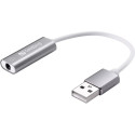 Heliadapter Sandberg USB-A - 3.5mm (audio+mikrofon)