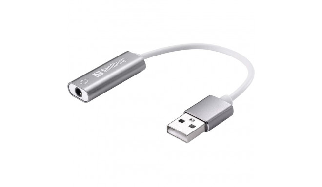 Heliadapter Sandberg USB-A - 3.5mm (audio+mikrofon)